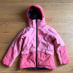 Helly Hansen Kids Two-Tone Pink Puffer Jacket - SIZE 8 BIG KID